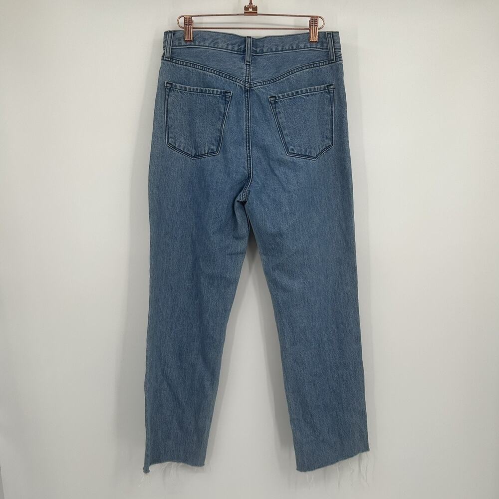 J Brand Straight Leg Button Fly Raw Hem Ankle Jeans Size 27 - Picture 6 of 8